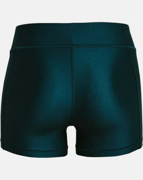 Pantaloncini HeatGear® Mid-Rise da donna, Blue, pdpMainDesktop image number 5